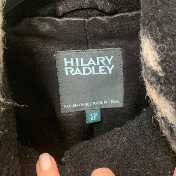 Hilary Radley Plaid Wool Blend Coat - Picture 3 of 8